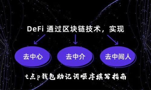 t点p钱包助记词顺序填写指南