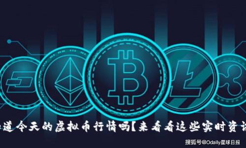你知道今天的虚拟币行情吗？来看看这些实时资讯吧！